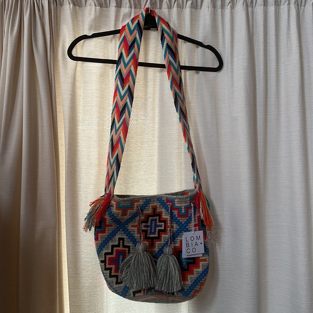 Lombia & Co. Handmade Wayuu Crochet Large Boho Bag NWT PRICE FIRMMM